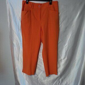 Women's Orange Button Top Pant **NWT**